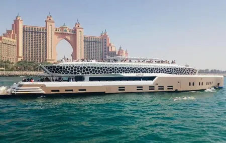 Luxury 7 Star Mega Yacht Dinner Cruise With international Buffet
