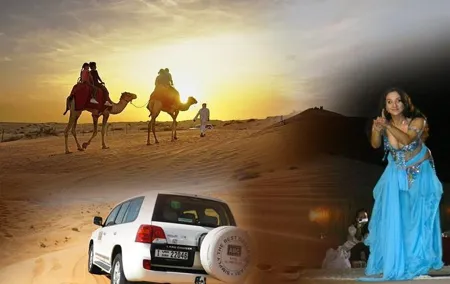 Dubai Desert Safari, ATV open desert, Camel ride, Shows & BBQ
