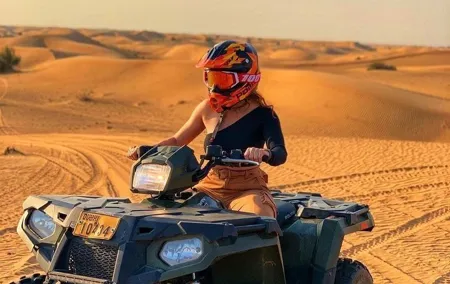 Desert Safari Dubai, ATV Bike, Camel Riding, VIP Sitting and BBQ