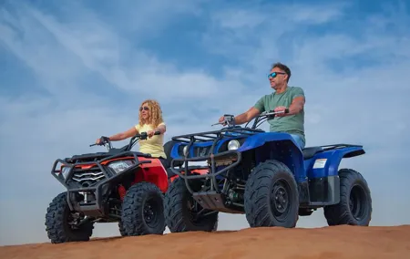 Evening Quad Bike, Desert Safari in Dubai , BBQ Dinner and Shows