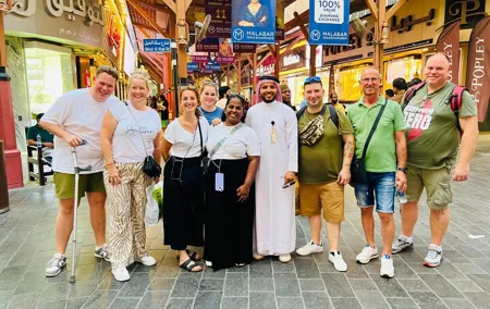 Old Dubai tour: Local Market, Tasting, Dubai creek with Abra ride