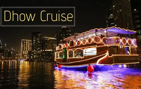 Dhow Cruise Dinner at Marina with Entertainment Shows
