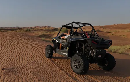 Dubai: Dune Buggy Safari and Camel Ride with Transportation