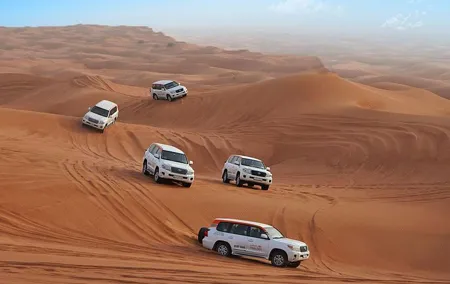 Desert Safari in 4X4 through Lahbab Desert with BBQ Dinner