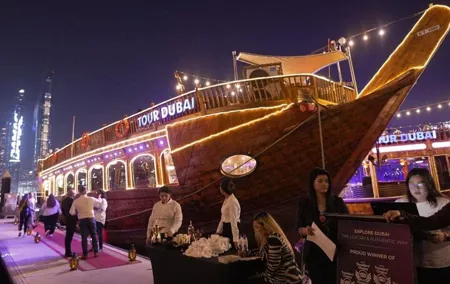 Royal Indian Dinner Dhow Cruise at Dubai Marina