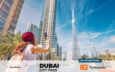 Dubai City Pass: all inclusive Pass with Hop On Hop Off & tours
