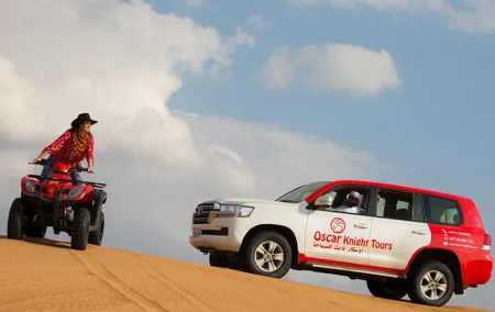 Premium Dubai Red Dunes with quadbike, camel ride and VIP Dinner