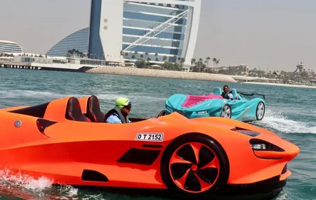 Dubai Jet Car Burj Al Arab View + FREE PICS, VIDS & COFFEE