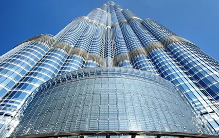 Burj Khalifa: At the Top entry with Fountain Boardwalk