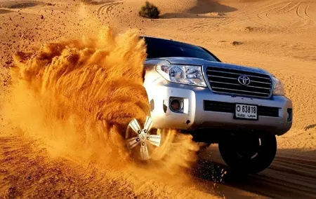 Evening Red Dunes Desert Safari: BBQ Dinner & Adventure Awaits!