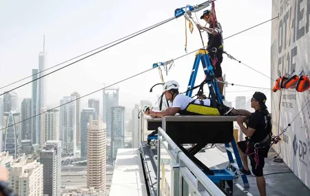 Xline Dubai Marina Zipline Adventure with Transfers Options