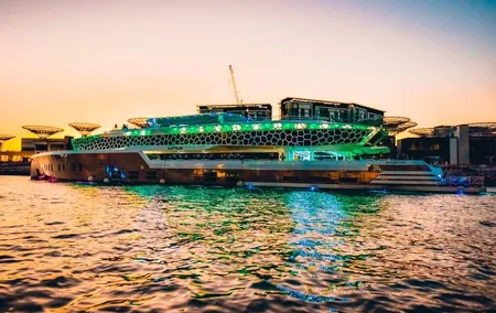 Lotus Mega Yatch Dinner Cruise Dubai With Transfers Optional