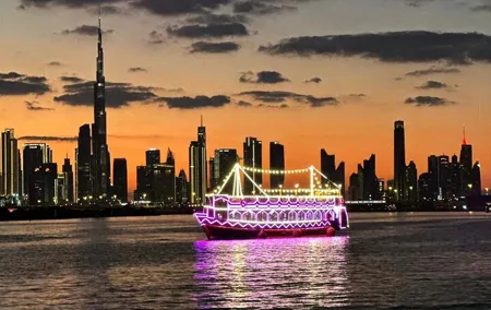 Dhow Cruise With Dinner at Al Jaddaf Dubai