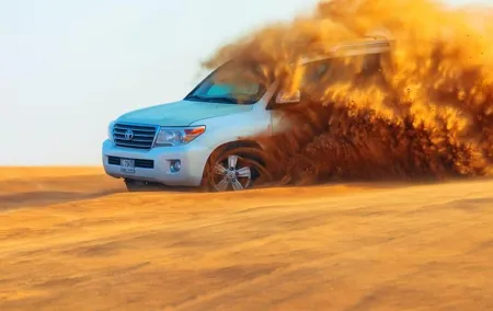 Evening Red Dunes Desert Safari Private Only Dune Bashing