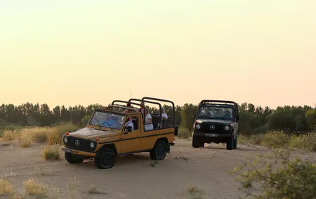 Dubai: Morning Heritage Safari by Vintage G Class & Al Marmoom Oasis