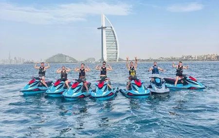 Dubai JetSki Tours inc. Free Photos and Videos + Kayak Gift .