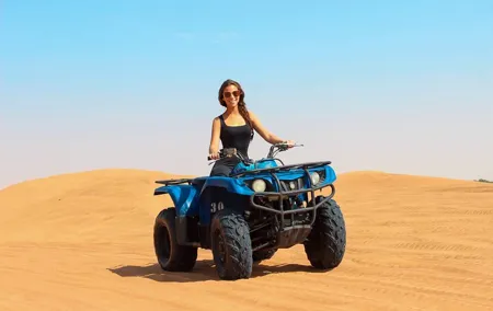 Desert Quad Bike Adventure Dubai with Free Pickup from Hotel