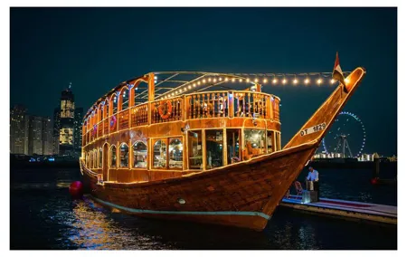 Dhow Cruise with Dinner at Dubai Al Seef