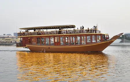 Dhow Cruise Dubai with Buffet Dinner, Dance & Horse Show