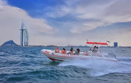 Dubai Speedboat Tour - Marina, Atlantis, Palm & Burj Al Arab