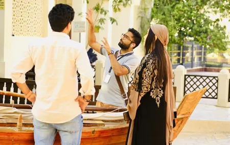 Walking Tour with local Friend and Discover Old Dubai