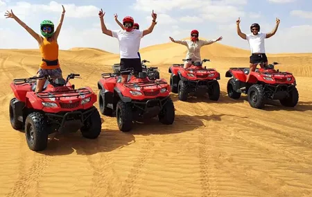 Vip Red Dune Safari with 4x4 Pick/Drop,CamelRide,BBQ Dinner,Shows
