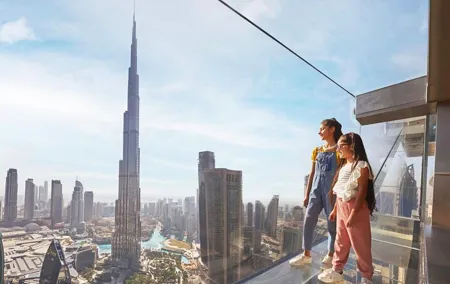 Sky Views Dubai with Glas slide or Edge Walk Options