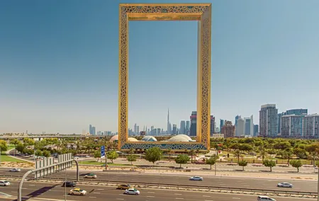 Dubai Frame , Sky Views Dubai and View at The Palm Combo