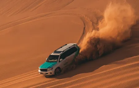 Dubai Morning Desert Safari with Sandboarding, Camel Ride