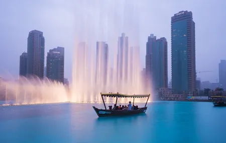 Dubai Water Fountain Show And Lake Ride in Dubai With Transfer
