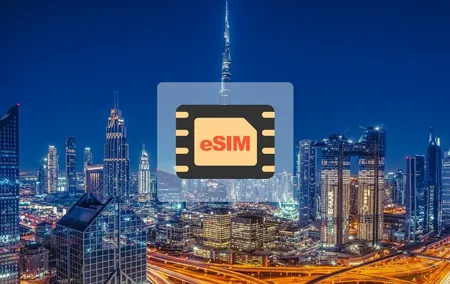 eSIM 4G/5G Data Plan for UAE Saudi Qatar Kuwait Egypt Israel