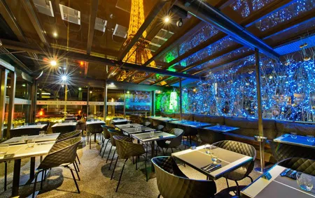 Seine River Sightseeing Cruise and Dinner at Le Bistro Parisien