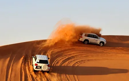 Red Dune Evening Desert Safari with Sandbashing and BBQ Dinner