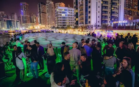 Lotus Mega Yatch Dinner Cruise with Food and Bar Access
