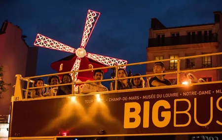Big Bus Paris Open Top Night Tour