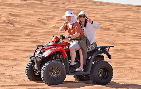 Desert Safari With BBQ Dinner,Quad Bike and Camel Ride From Dubai