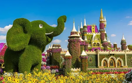 Miracle Garden Ticket Dubai with Shared Transfers