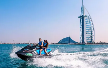 Fastest Jet Ski with Dubai Skyline, Burj Al Arab Views and Juice