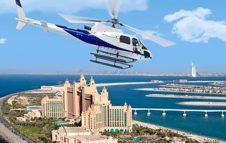 Dubai Helicopter tour with both way Private transfers
