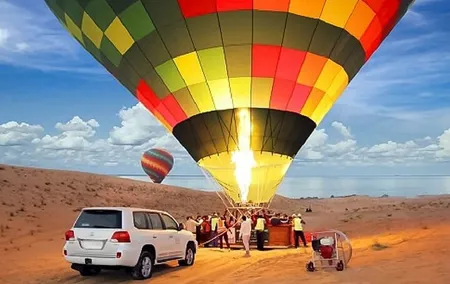 Premium Hot Air Balloon, Breakfast, Camel Ride, Quad Bike & More