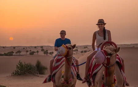 Dubai: Evening Camel Caravan, Bedouin Dinner at Al Marmoom Oasis