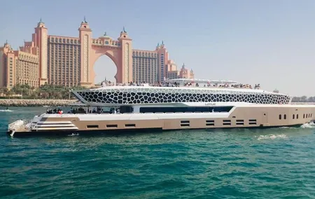 Luxury 7 Star Mega Yacht Dinner Cruise with International Buffet