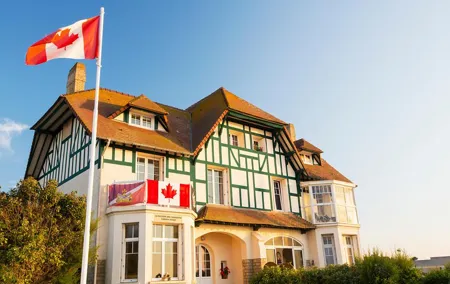 Normandy D-Day Beaches with Juno Beach, bunkers & Canadian Cemetery from Paris