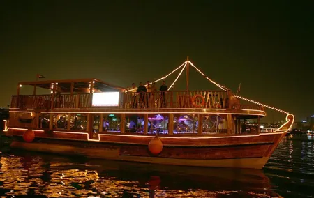 Dubai Creek Dhow Dinner Cruise with Buffet & Live Entertainment