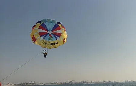 Parasailing Adventure on Jumeirah Beach with Sea Bird water Sports Dubai