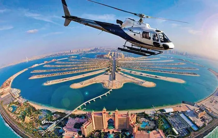 Helicopter Ride Over Dubai Landmarks with Optional Transfers