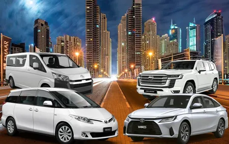 8 Hrs. Full Day Vehicle within Dubai/Abu Dhabi