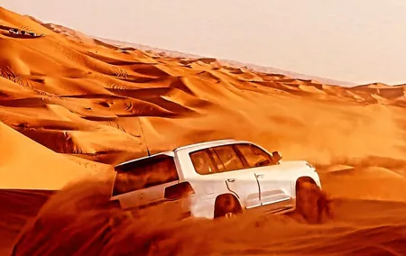 Red Dunes Desert Safari, Sand-boarding, CamelRide, Veg & BBQ