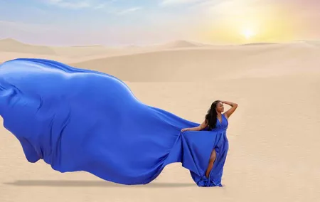 Flying Dress Photoshoot Dubai Solo, Couple and Group 3Hours