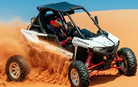 Dubai Red Dune Buggy Adventure on Open Desert Trails